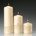 Pillar Candle Set of 3 (Ivory) image 0