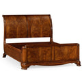 Sleigh Bed King (Walnut) image 0