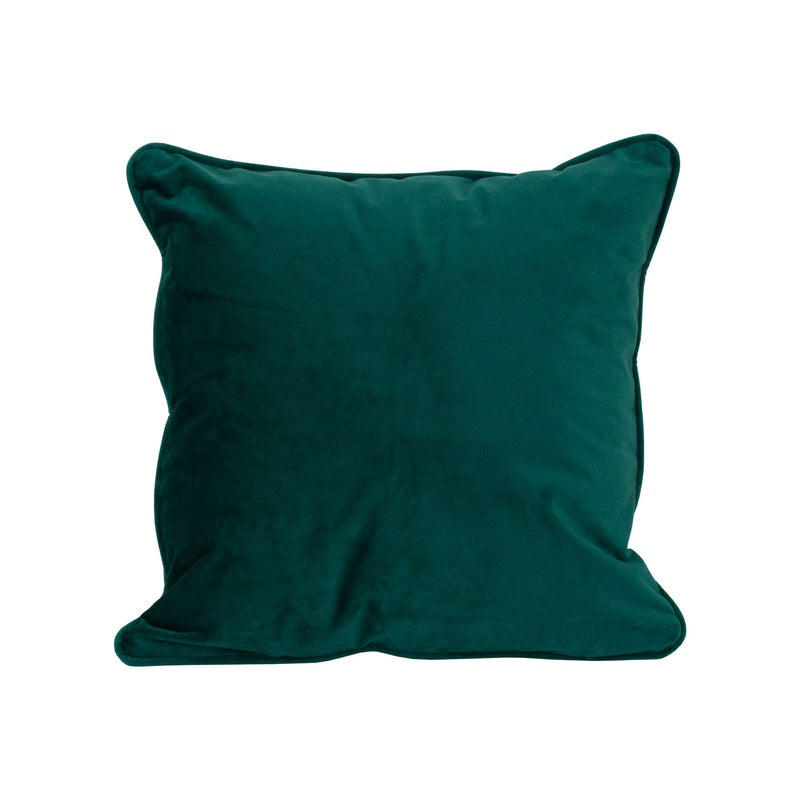 Velvet Throw Cushion 45x45cm (Emerald Green) image 0