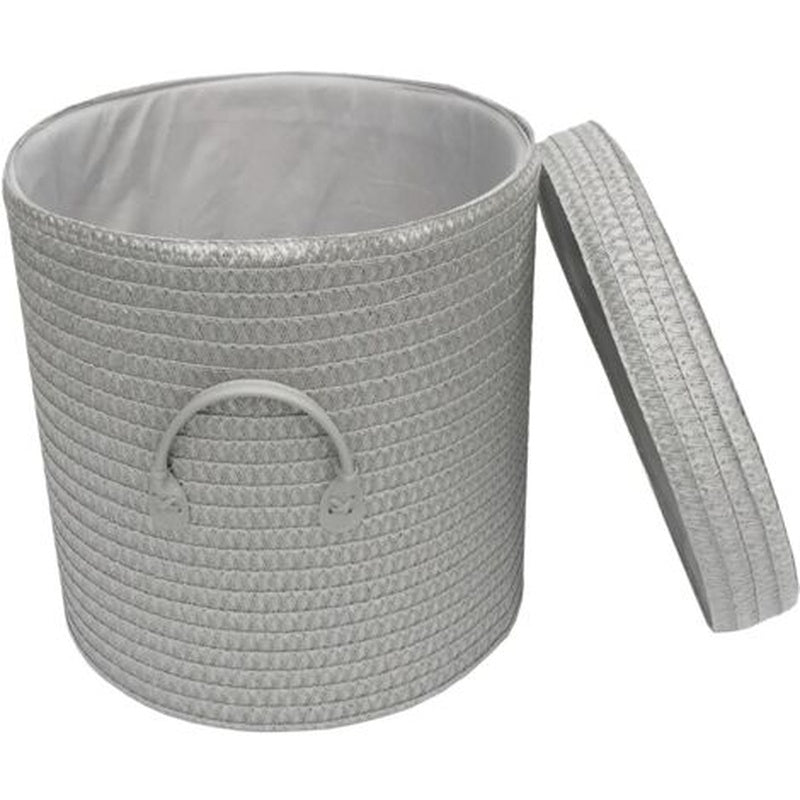 Woven Storage Basket 40cm (Grey) image 0