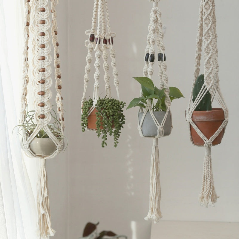 Hanging Macrame Plant Holder image 0