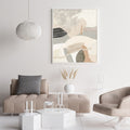 Abstract Canvas Print 60x80cm (Neutral Tones) image 0