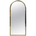 Arched Wall Mirror 80x50cm (Brass) image 0