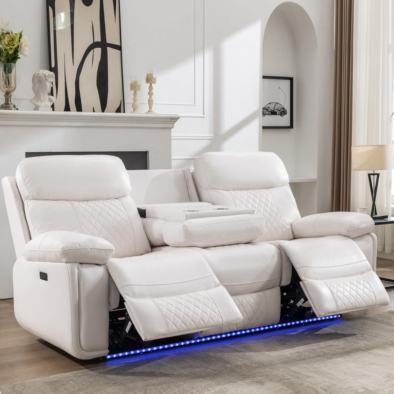 Recliner Sofa 3-Seater Electric image 0