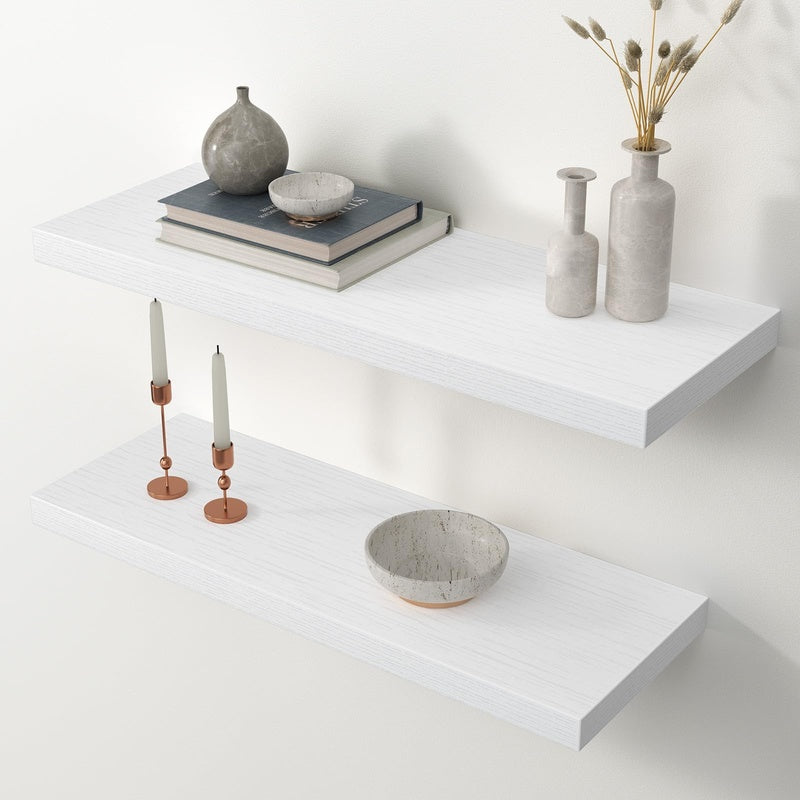Floating Wall Shelf 60cm (White) image 0