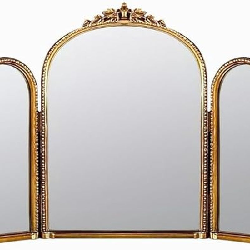 Ornate Gold Wall Mirror 120x90cm image 0