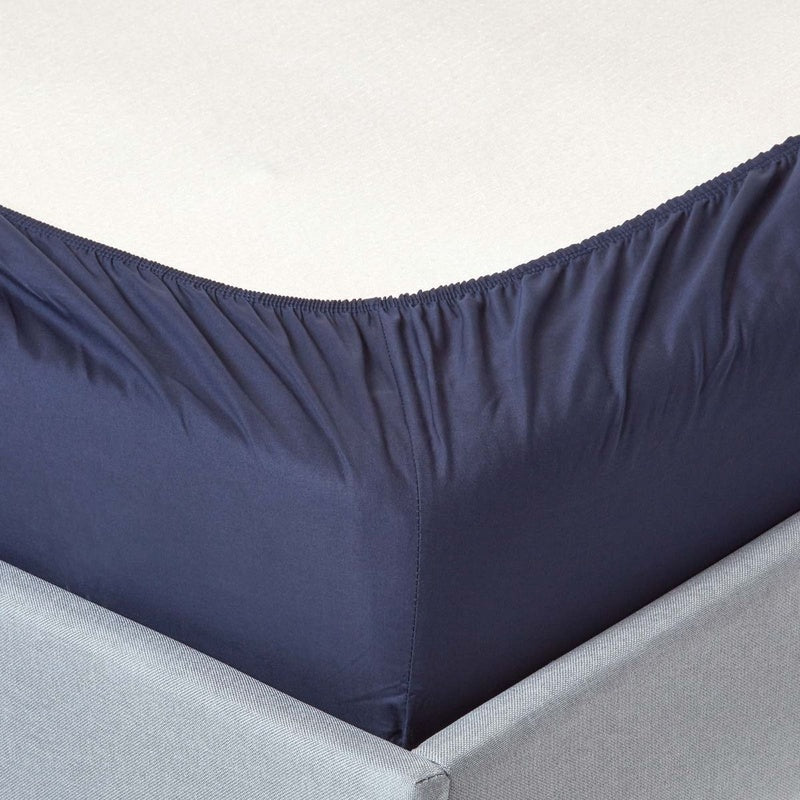 Fitted Sheet Double (Navy Blue) image 0
