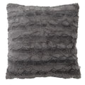Faux Fur Cushion 45x45cm (Grey) image 0