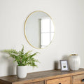 Round Wall Mirror 60cm (Gold Frame) image 0
