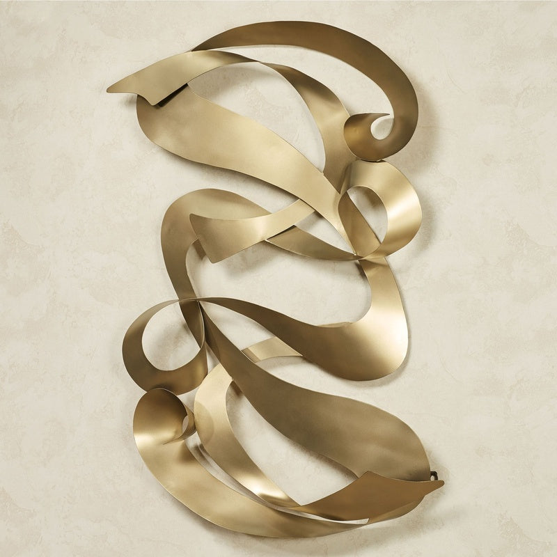 Metal Wall Sculpture Large (Gold) image 0