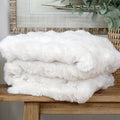 Faux Fur Throw Blanket 130x150cm (White) image 0