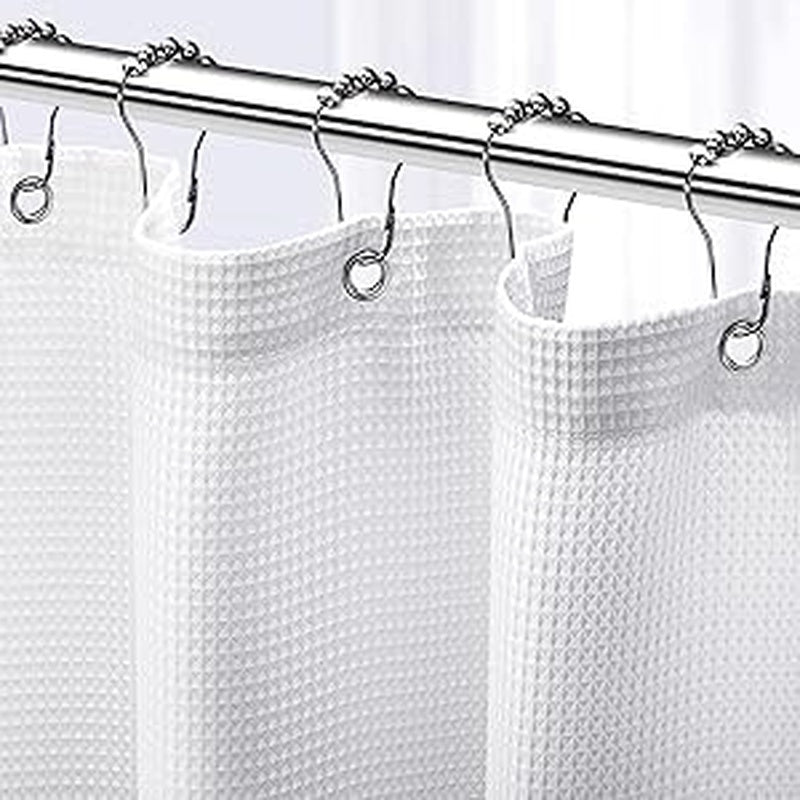 Shower Curtain 180x180cm (Waffle White) image 0