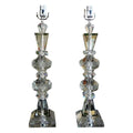 Crystal Table Lamp Pair image 0