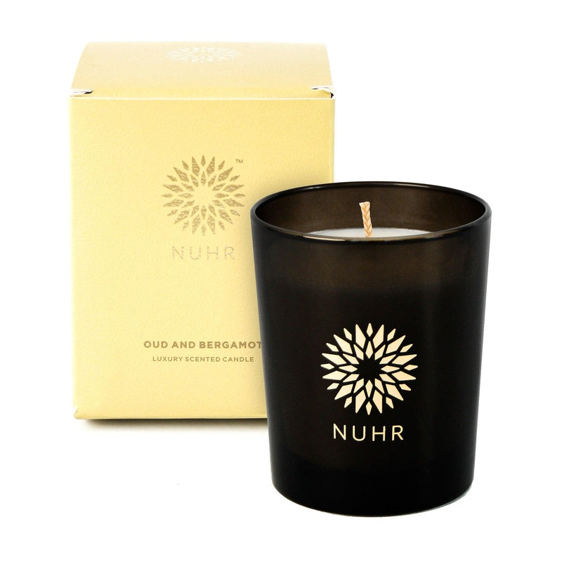 Three Wick Luxury Candle 400g (Oud & Bergamot) image 0