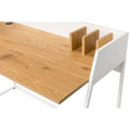 Home Office Desk 120cm (White & Oak) image 0