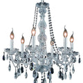 Crystal Chandelier 6-Light (Chrome) image 0