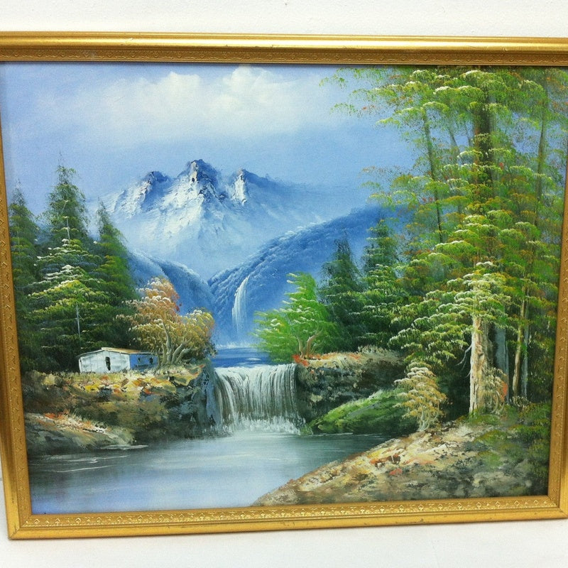 Framed Oil Painting 100x80cm (Landscape) image 0