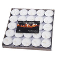 Tea Light Candles Pack of 50 (White) image 0