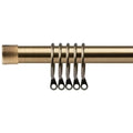 Curtain Pole 120-210cm Extendable (Brass) image 0
