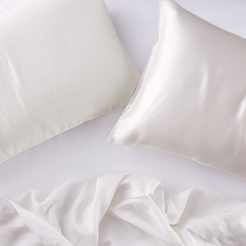 Pillowcase Pair (White Linen) image 0