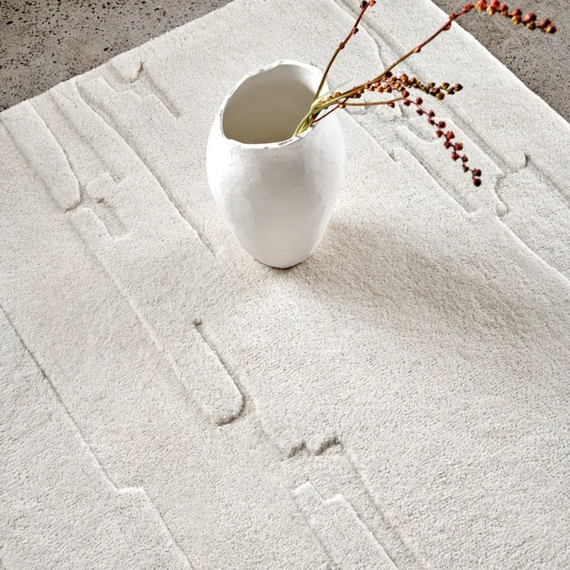 Luxury Wool Rug 200x300cm (Ivory) image 0